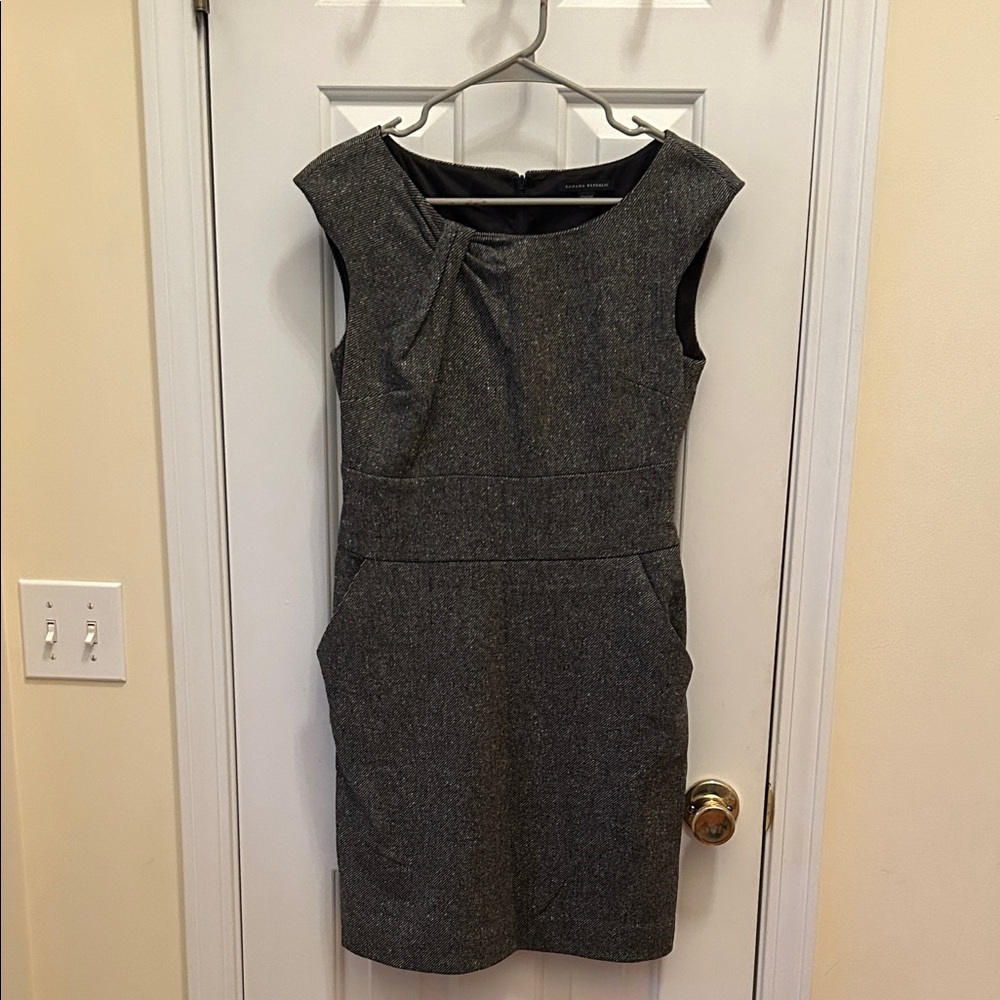 Banana Republic Gray Mini Dress